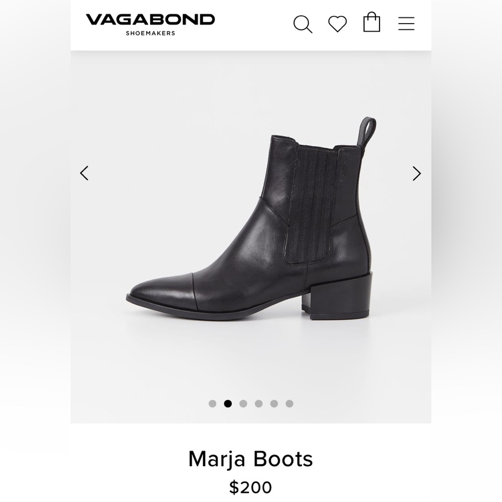 Vagabond Black Marja Boots